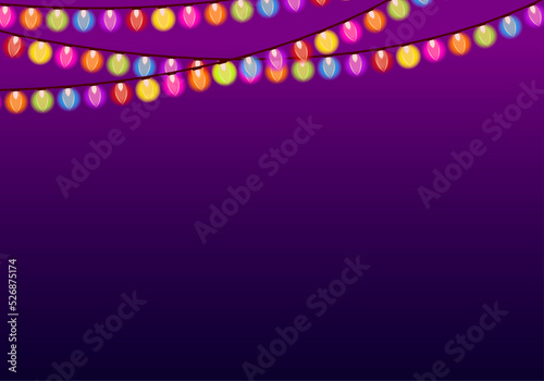 Obraz na płótnie Fiesta con luces