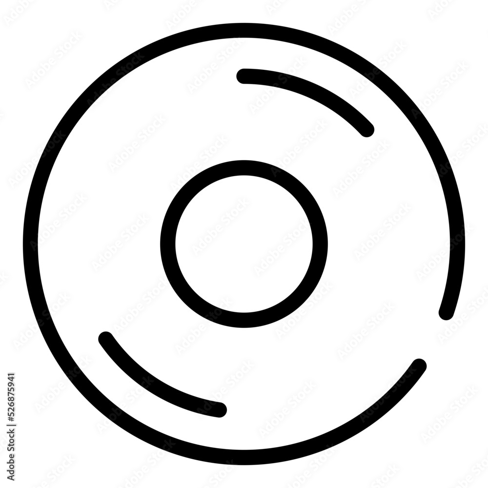 disc icon vector disc icon vector