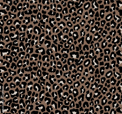 Seamless leopard pattern  animal print.