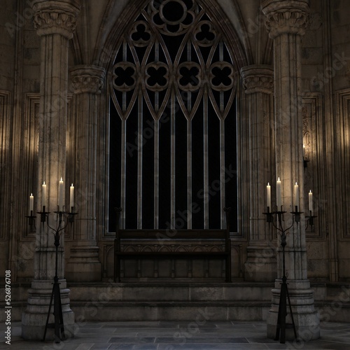 Gothic Castle Interior
