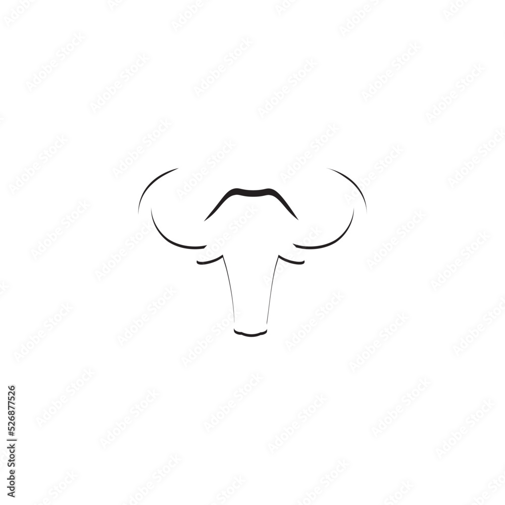 Buffalo icon free illustration