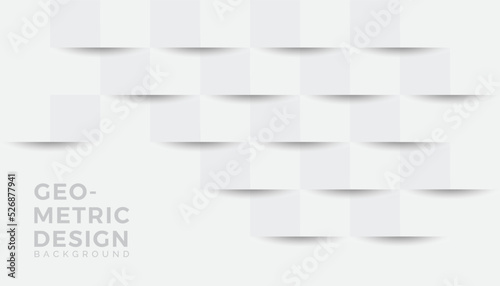 Abstract modern geometric gradient with white background © ikkiae01