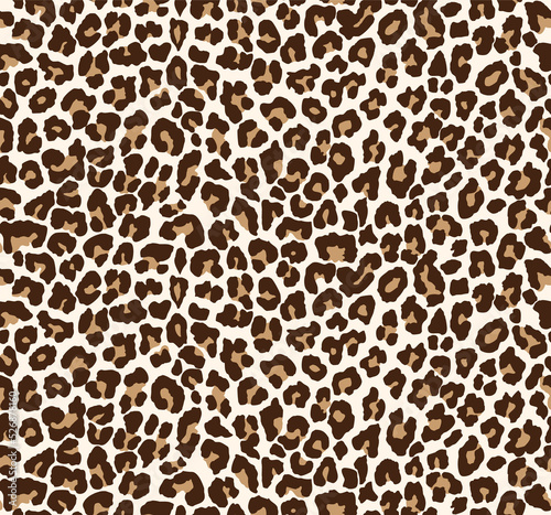 Seamless leopard pattern  animal print.