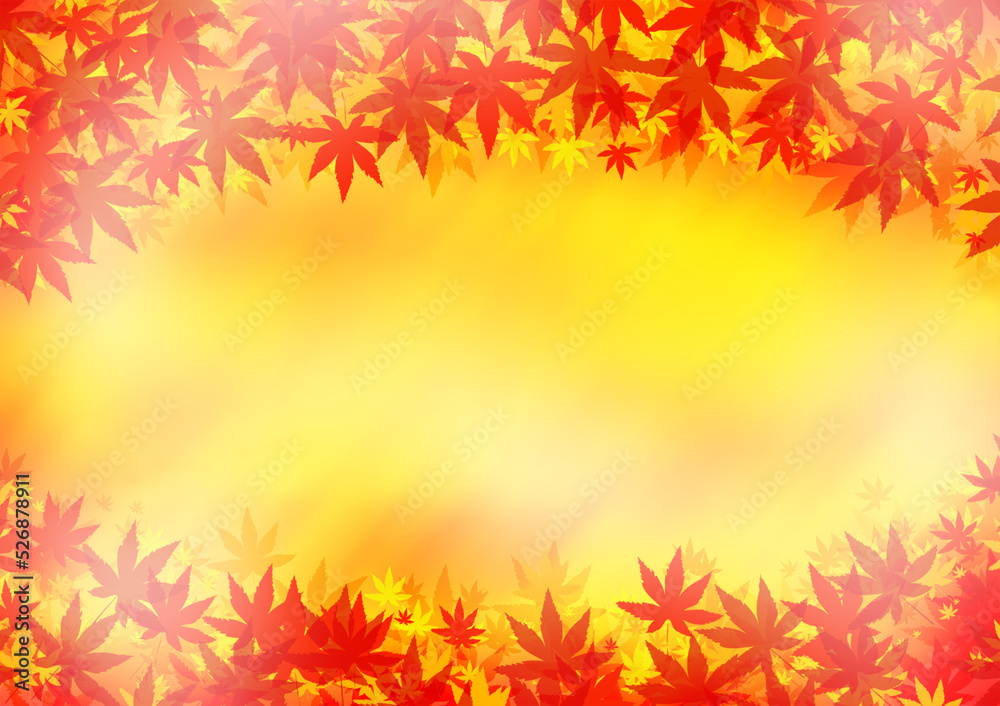 秋の楓の背景
