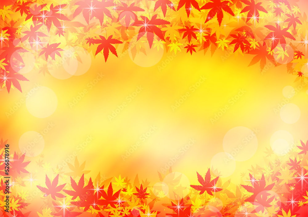 秋の楓の背景