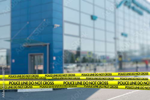 police line do not cross tape, restricted area, criminal investigation