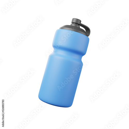 3d illustration of sports bottle