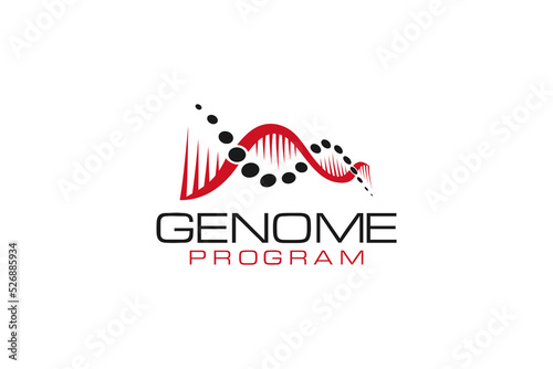 DNA logo Deoxyribonucleic acid  Genetic human molecular genome program Biological Technologies