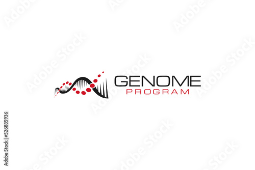 DNA logo Deoxyribonucleic acid  Genetic human molecular genome program Biological Technologies