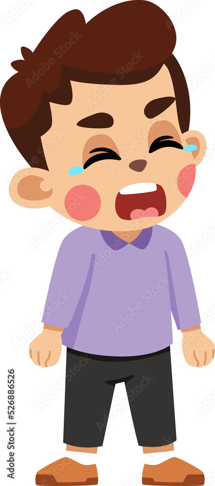 Kid Toddler Crying Standing Having Tantrum