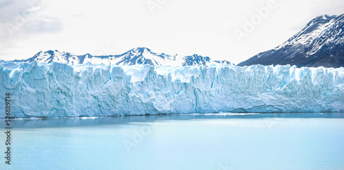 View of Perito Moreno glacier located in Patagonia. Copy space. © Valeria Venezia