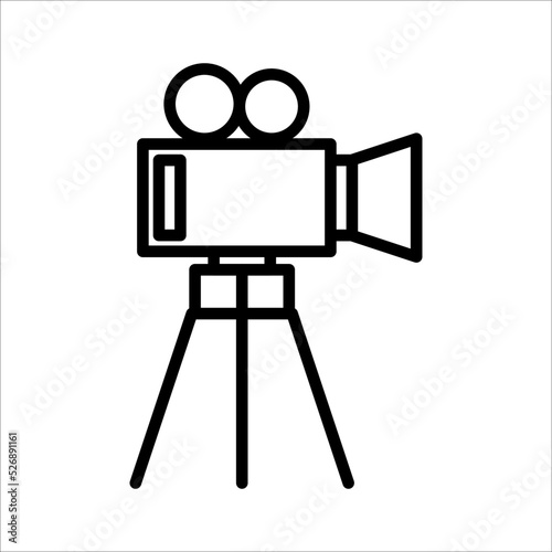 camera icon on white background