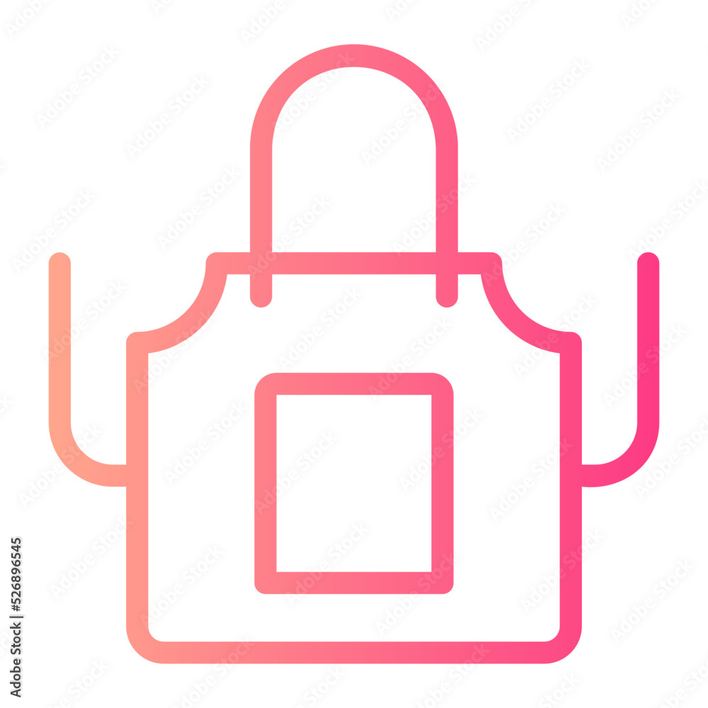 apron gradient icon apron gradient icon