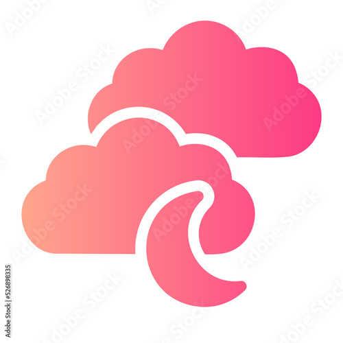 cloudy night icon