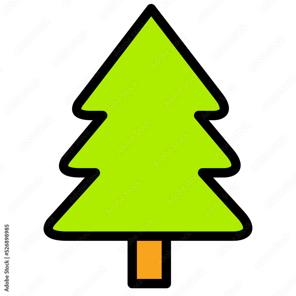 Christmas tree icon sign symbol design Christmas tree icon sign symbol design