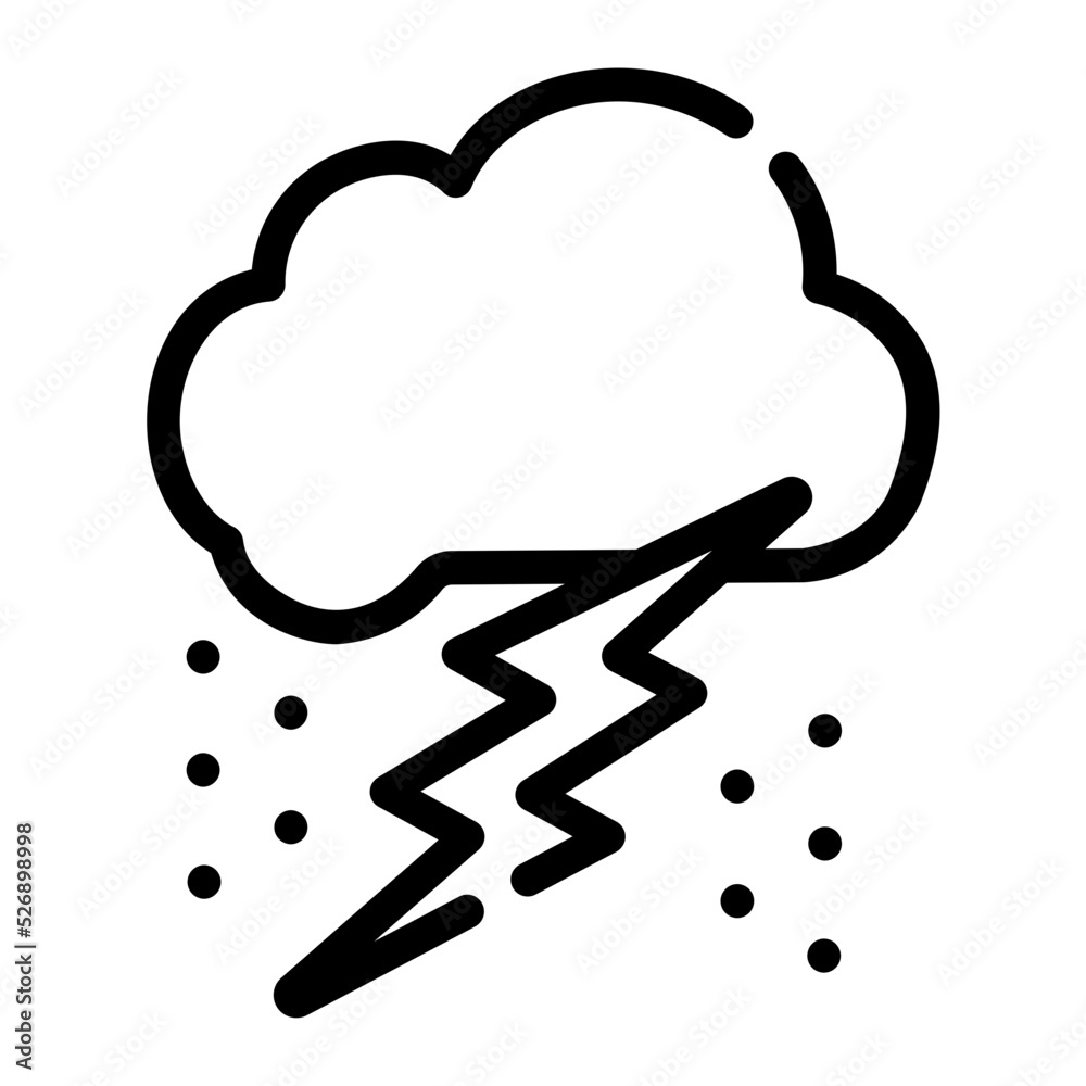 thunderstorm icon thunderstorm icon