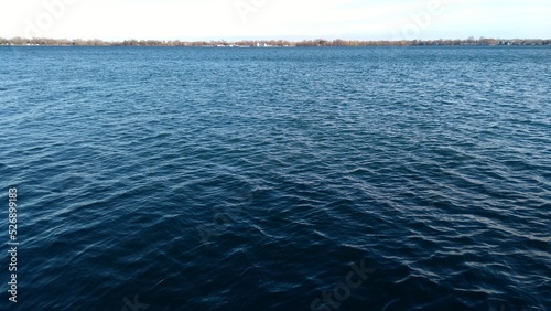 blue water on the lake