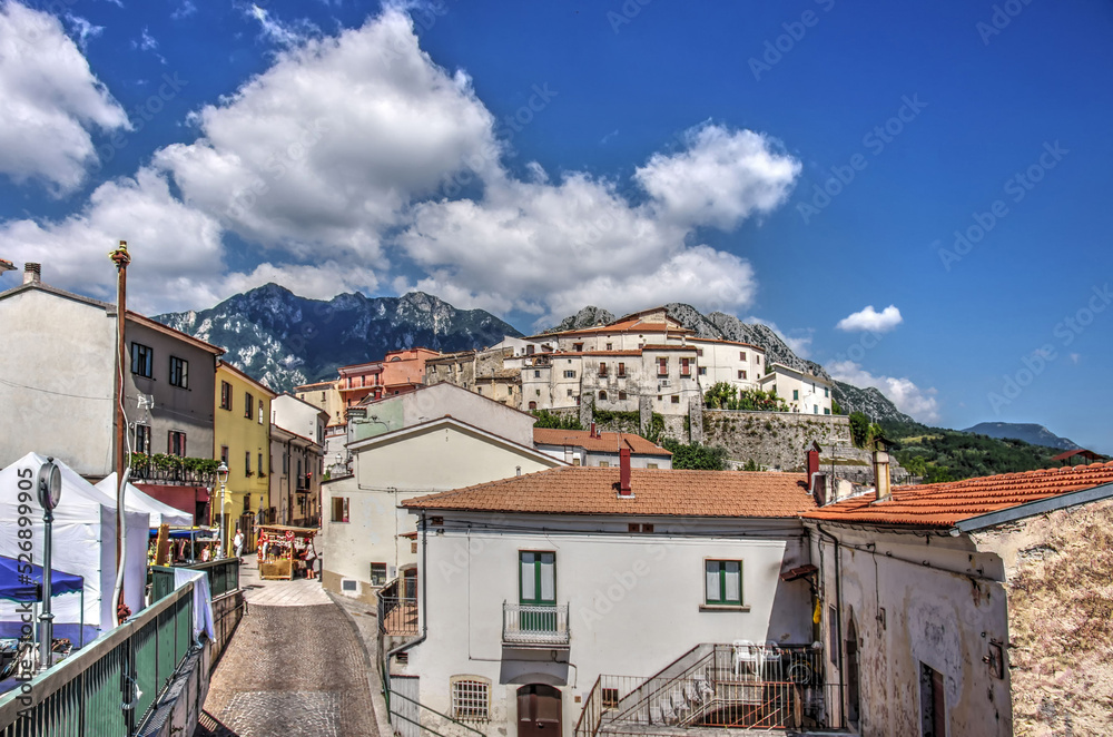 View of the small village of Scapoli - Isernia - Molise