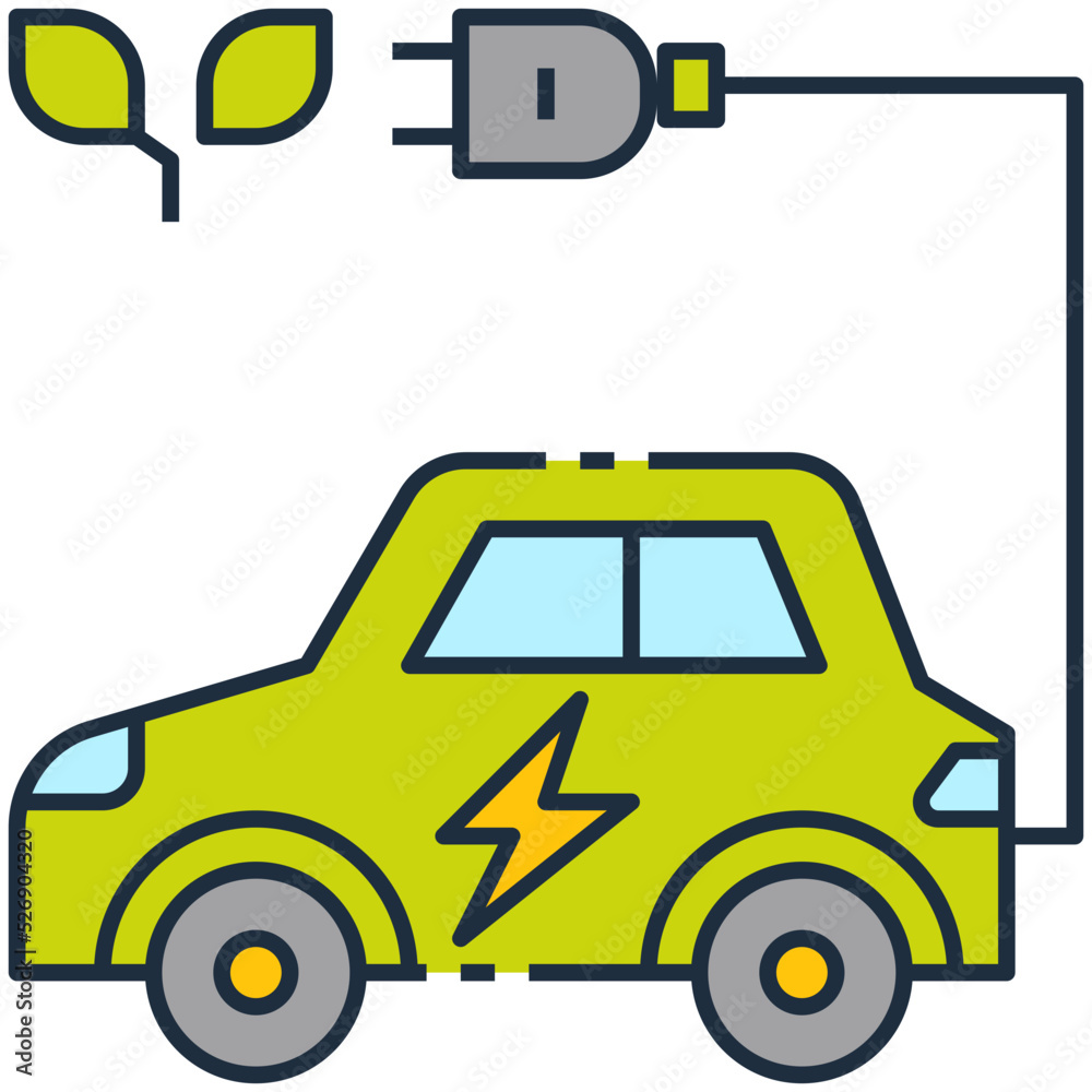 Eco Car icon Eco Car icon