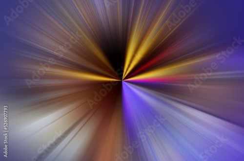abstract background with gold rays of light