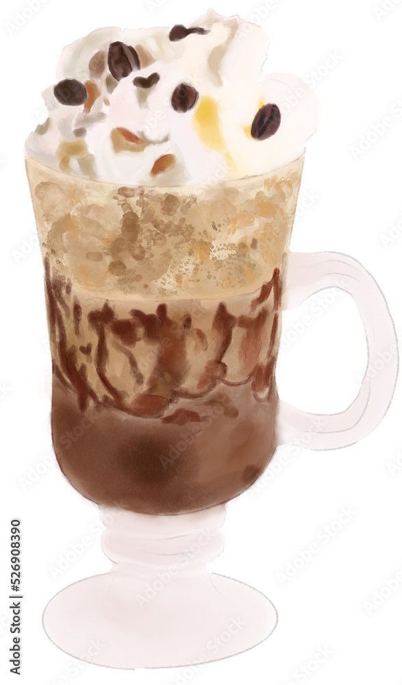 ice latte coffee