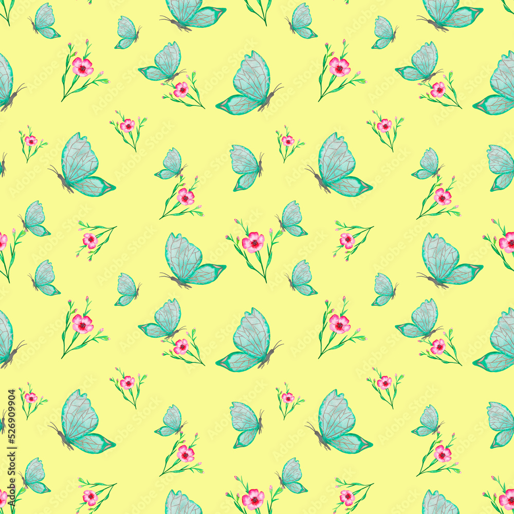 seamless pattern with butterflies seamless pattern with butterflies