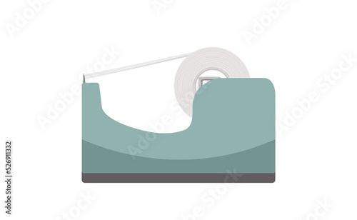 A desktop tape dispenser vector icon.