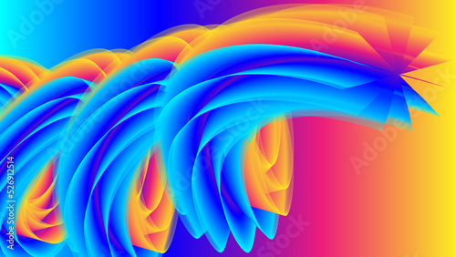 abstract background with rainbow