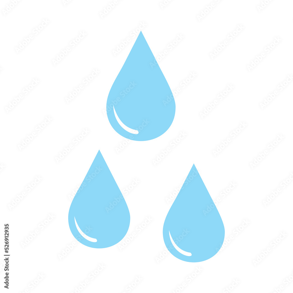 water drop set icon vector illustration sign water drop set icon vector illustration sign
