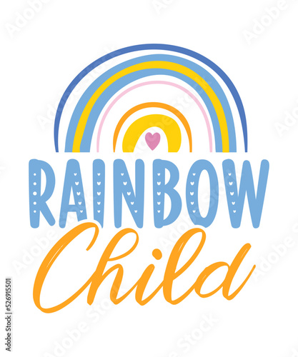 rainbow svg, rainbow bundle svg for cricut, rainbow layered files, Boho rainbow svg 