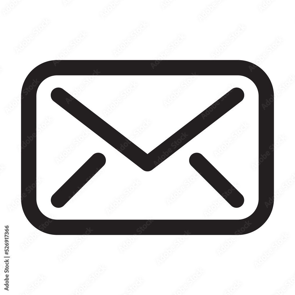 Letter icon. Letter icon.