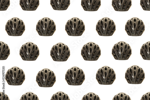 Seamless pattern from bicycle helmet. Background from a bicycle helmet.