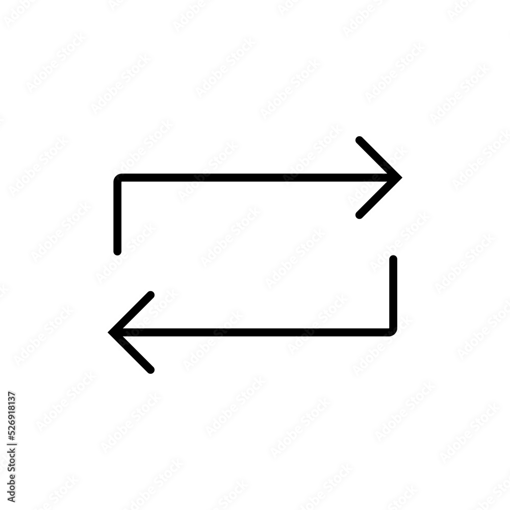 repeat icon design. simple multimedia player for ui ux element or application design. music or video player button. repeat icon design. simple multimedia player for ui ux element or application design. music or video player button.