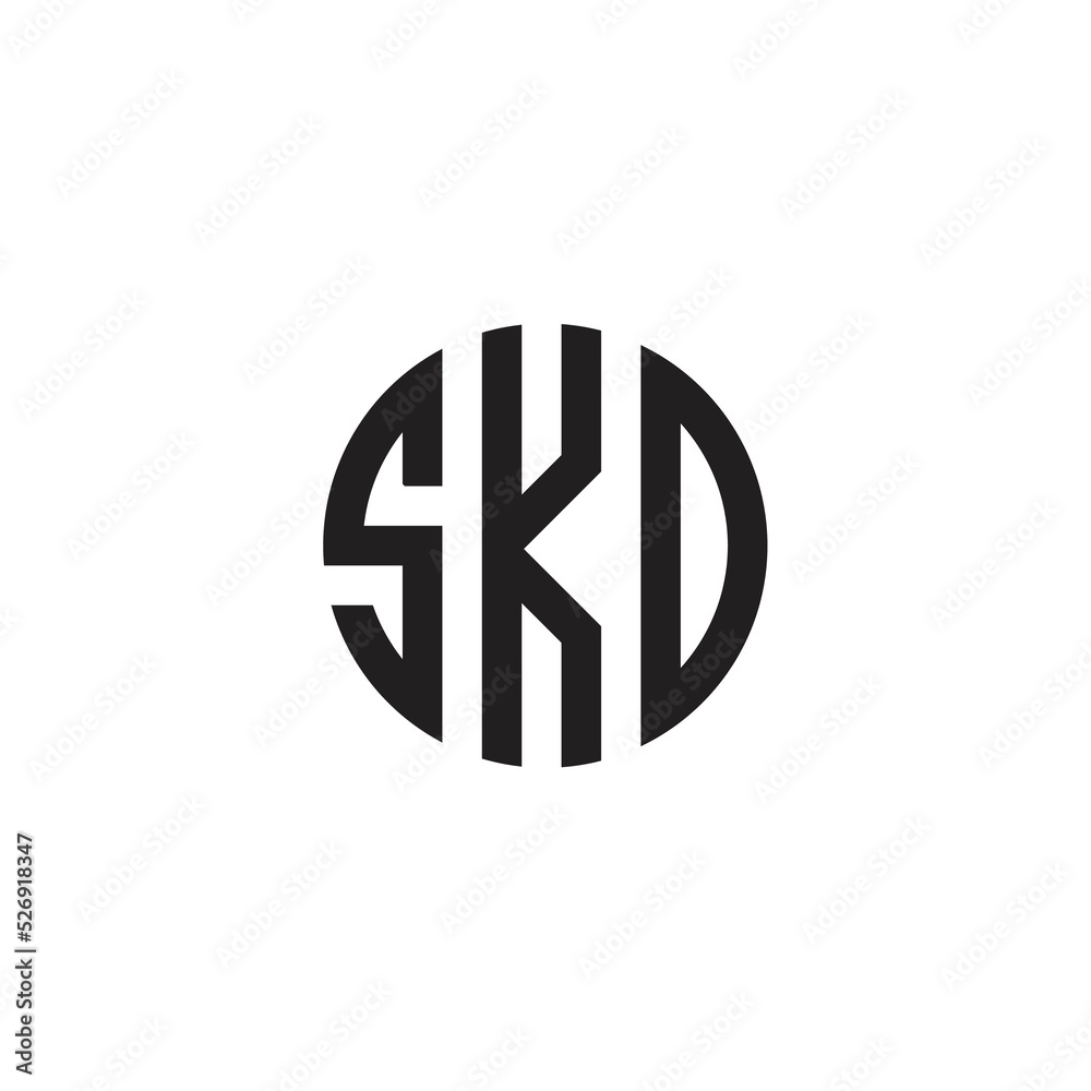 Logo Letter Combinations S, K and D. 3 Letter Combinations Logo Letter Combinations S, K and D. 3 Letter Combinations