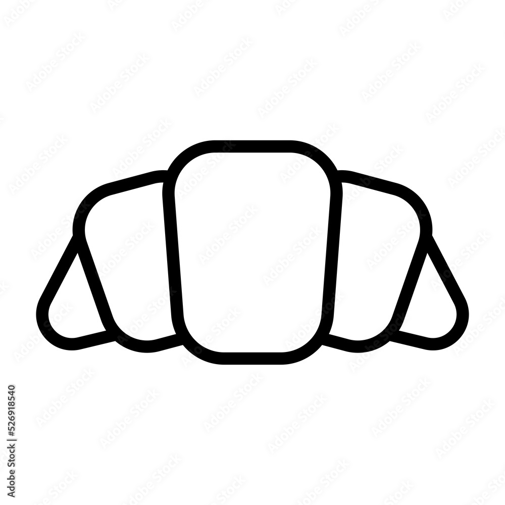 Croissant icon Croissant icon