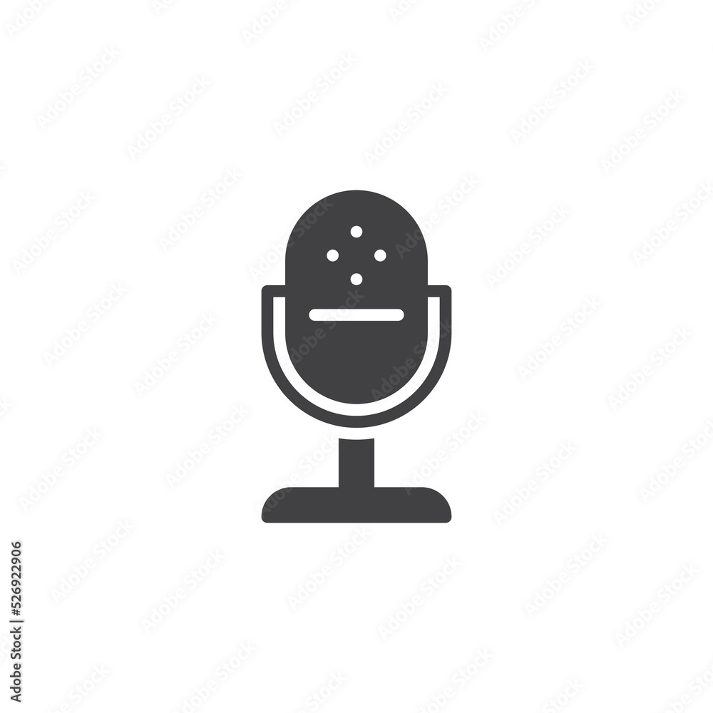 Microphone vector icon Microphone vector icon