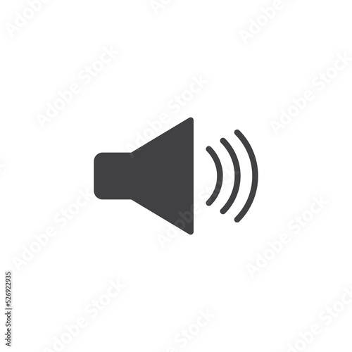 Sound volume vector icon