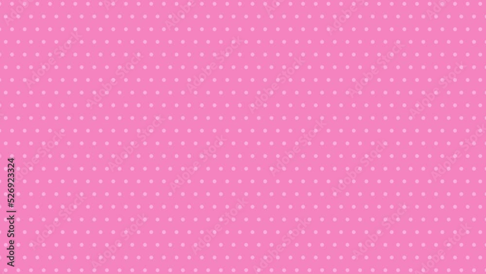 右上に動くシンプルなドット背景の動画(ピンク) 右上に動くシンプルなドット背景の動画(ピンク)
