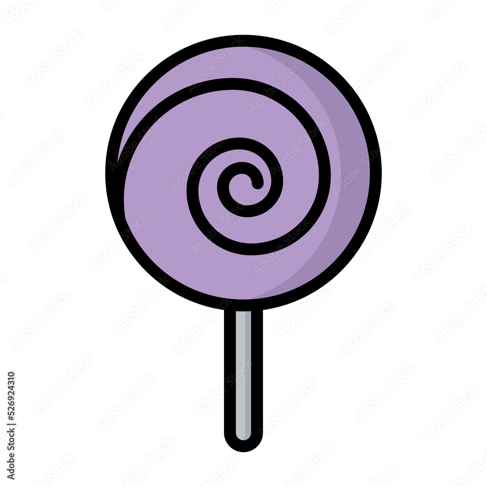 Lollipop icon. Lollipop icon.