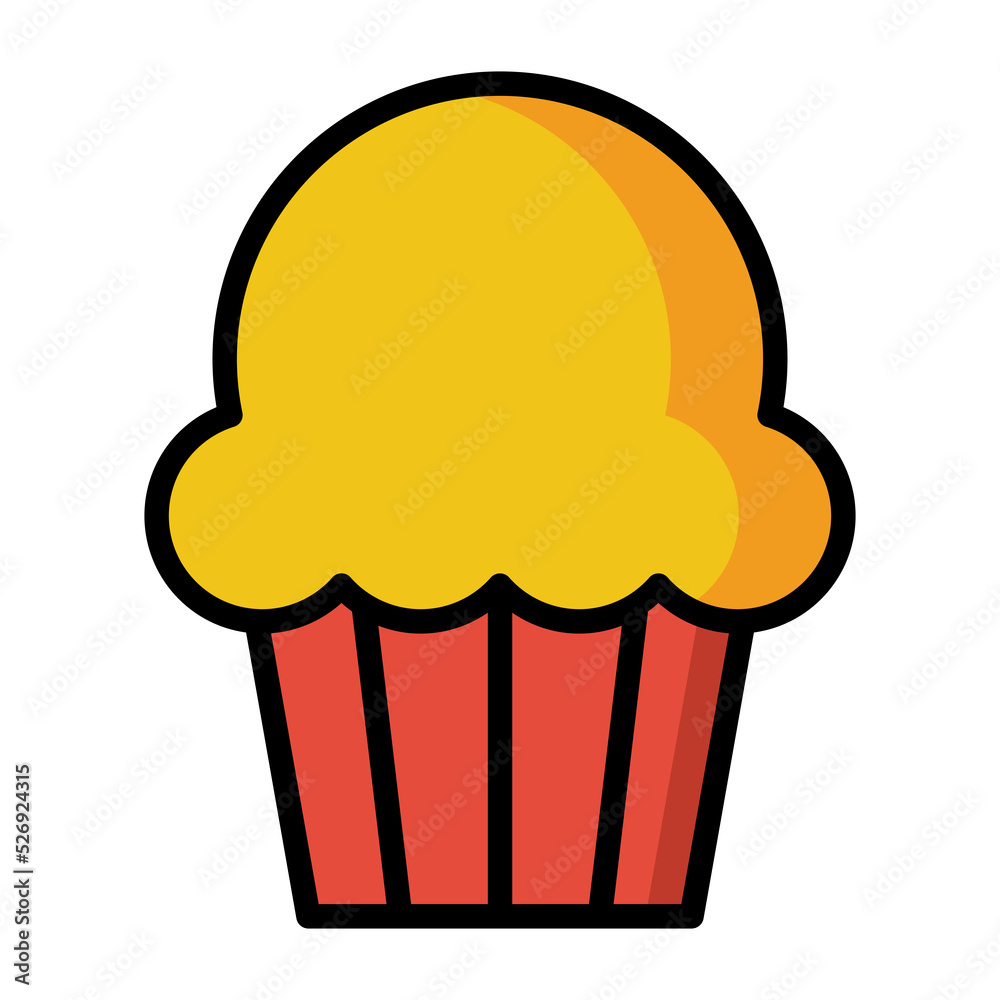 Cupcake icon. Cupcake icon.