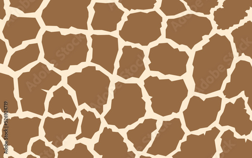 Giraffe pattern illustration.