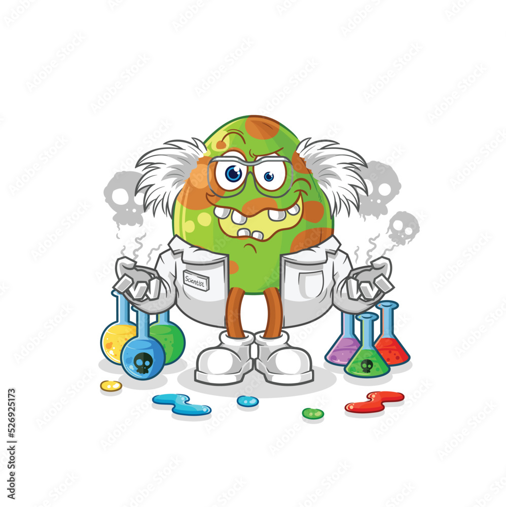 dinosaur egg mad scientist illustration. character vector dinosaur egg mad scientist illustration. character vector