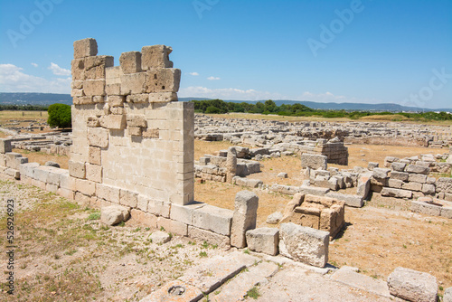 archaeological site of Egnazia. Puglia, Italy