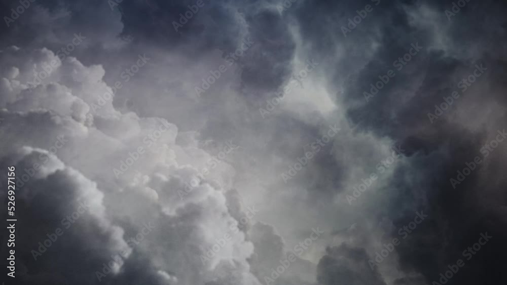 4k view of the lightning flashes among moving clouds in the sky 4k view of the lightning flashes among moving clouds in the sky