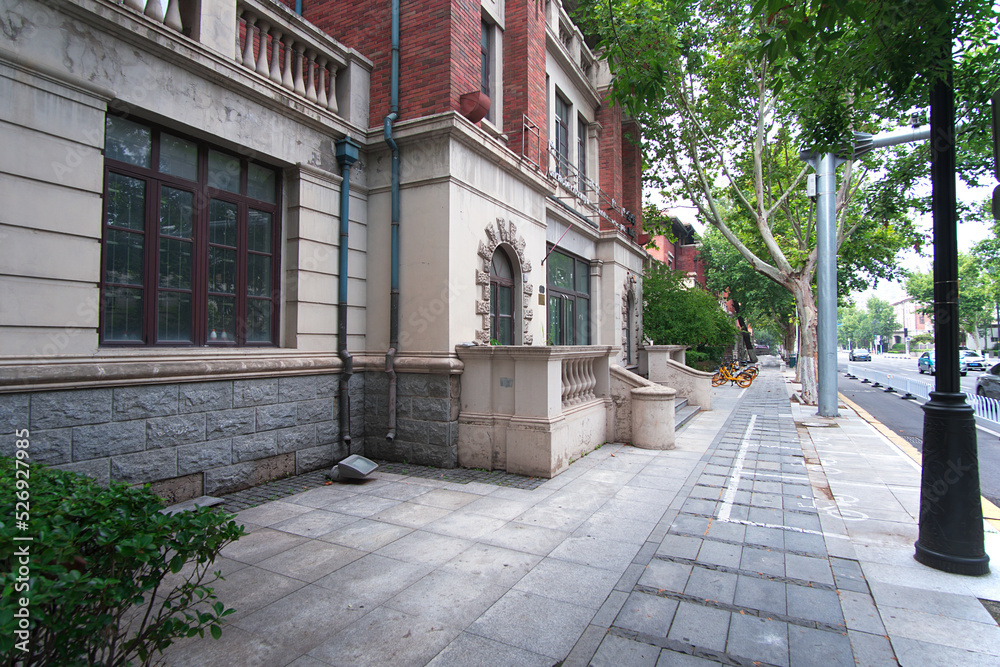 Ancient buildings in the Italian style area of Tianjin Ancient buildings in the Italian style area of Tianjin