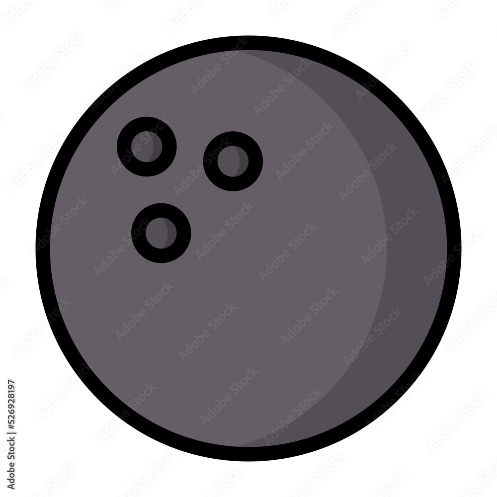 Bowling ball icon. Bowling ball icon.