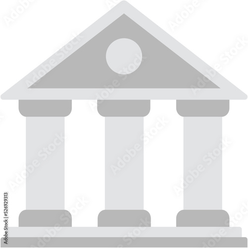 Bank Colored Vector Icon