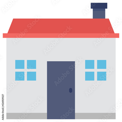 Warehouse Colored Vector Icon