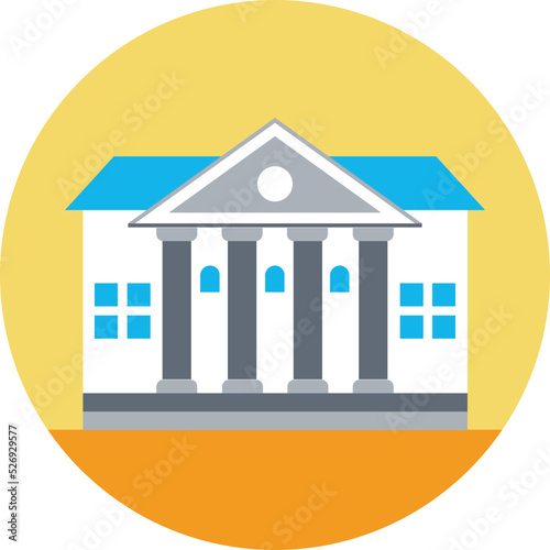 Court Colored Vector Icon