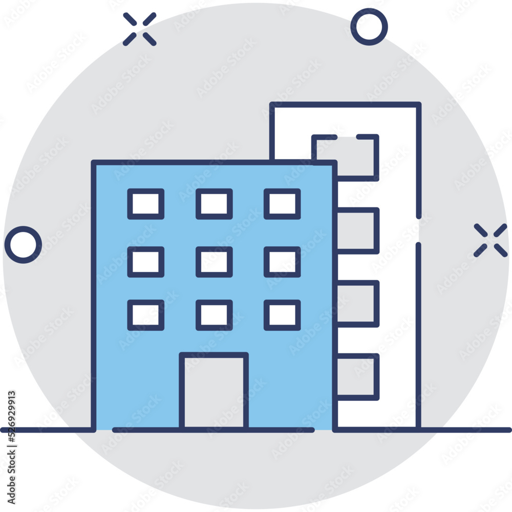 Building Vector Icon Building Vector Icon